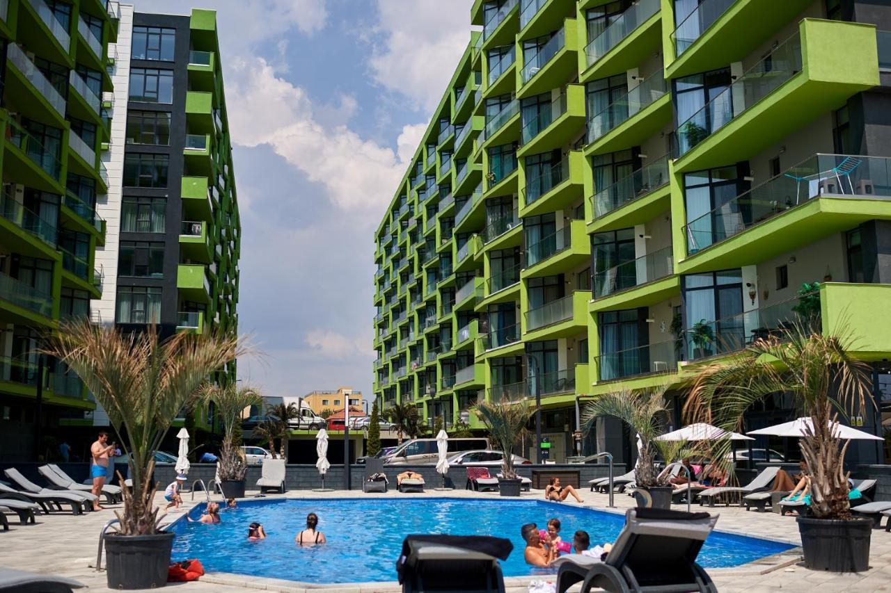 San Francisco Aparthotel Pool & Spa Mamaia Nord Năvodari Buitenkant foto