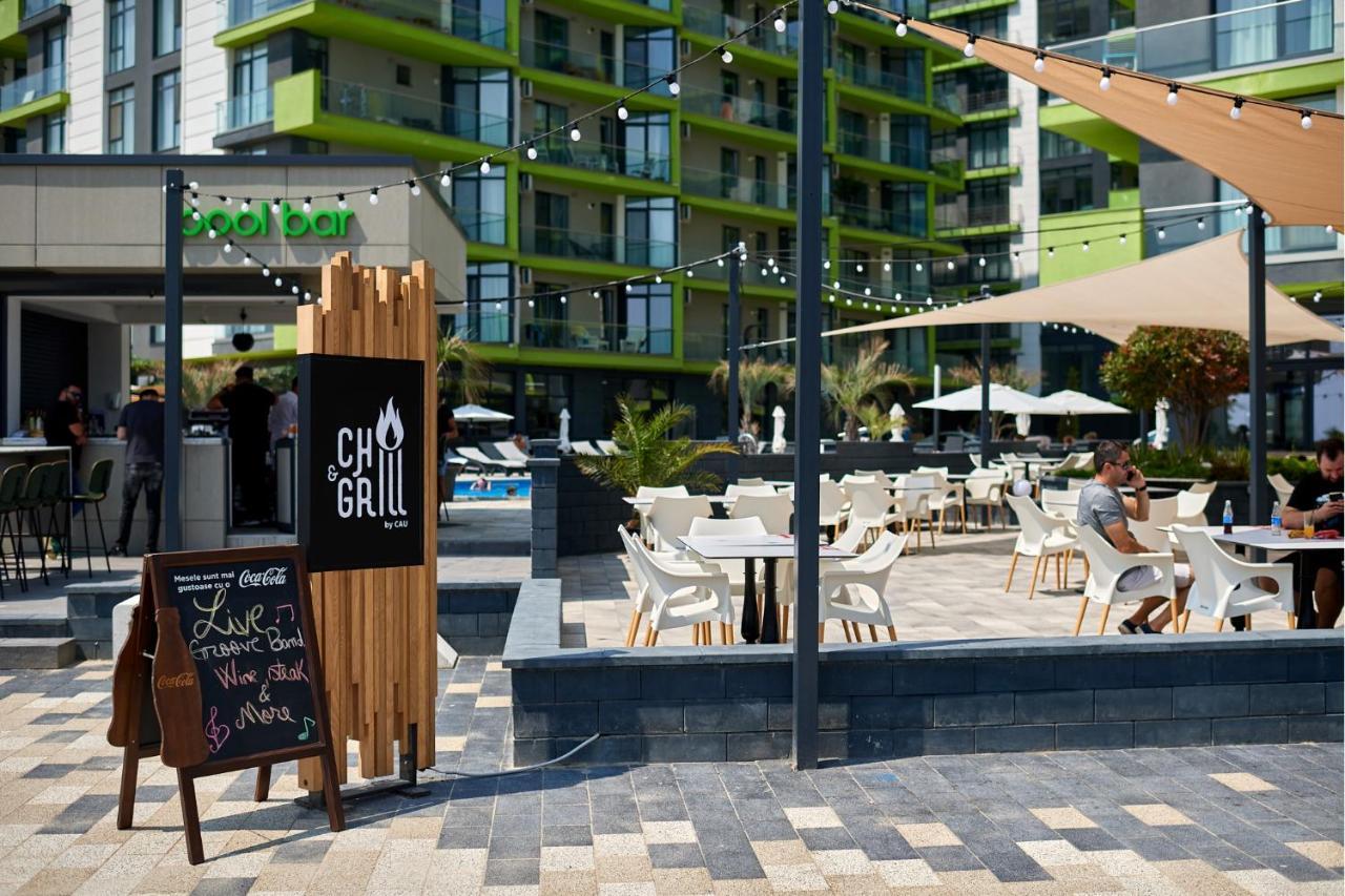 San Francisco Aparthotel Pool & Spa Mamaia Nord Năvodari Buitenkant foto